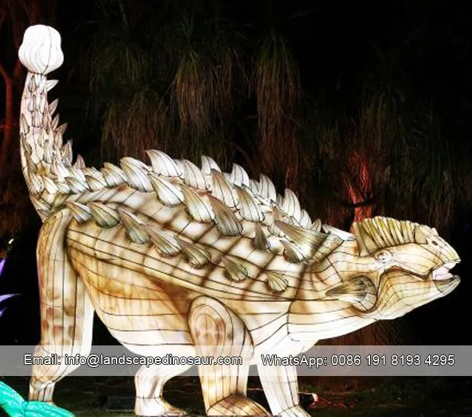 Llusernau Deinosor Sidan Traddodiadol